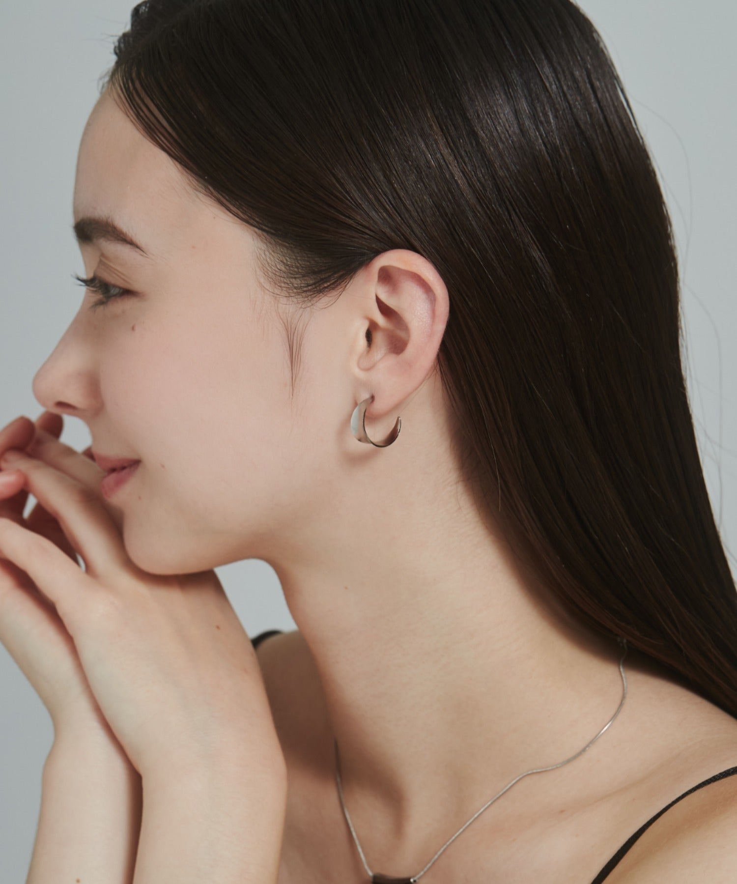 ciite' シーテ ピアス（両耳用） 【 金属アレルギー対応 】 モチーフフープピアス サージカルステンレス (両耳用)