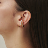 ciite' シーテ イヤーカフ 【 金属アレルギー対応 】ミニパールイヤーカフ サージカルステンレス