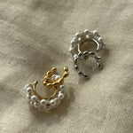 ciite' シーテ イヤーカフ パール&メタル イヤーカフセット