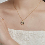 ciite' シーテ ネックレス 【 金属アレルギー対応 】 ビジューコインネックレス サージカルステンレス