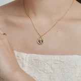 ciite' シーテ ネックレス 【 金属アレルギー対応 】 ビジューコインネックレス サージカルステンレス