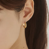 ciite' シーテ ピアス（両耳用） 【 金属アレルギー対応 】 4サイズ展開 シンプルフープピアス サージカルステンレス（両耳用）