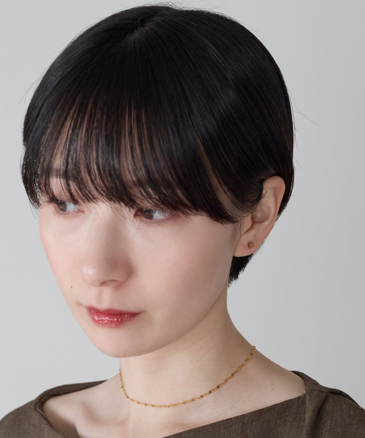 ciite' シーテ ピアス（両耳用） 【金属アレルギー対応】シンプルスクエア ピアス