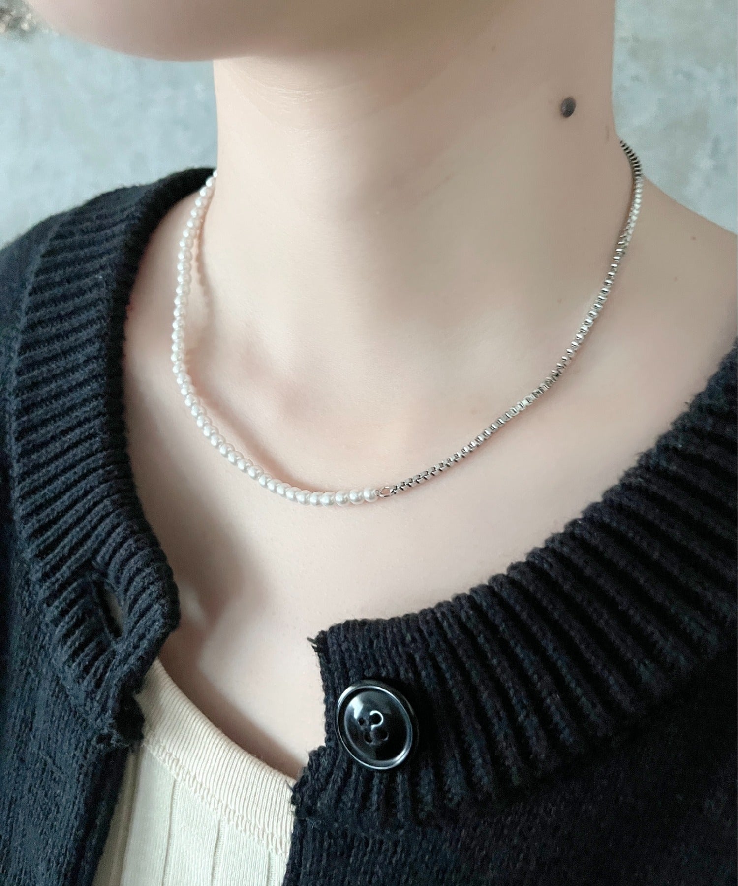 ciite' シーテ ネックレス pearl chain necklace / パール チェーン ネックレス
