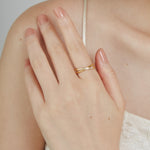 ciite' シーテ リング 【 金属アレルギー対応 】 ビジュークロスリング サージカルステンレス