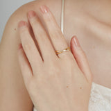 ciite' シーテ リング 【 金属アレルギー対応 】 ビジュークロスリング サージカルステンレス