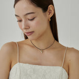 ciite' シーテ ネックレス メタルハートトップ コードチョーカー / ネックレス