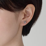 ciite' シーテ ピアス（両耳用） 【金属アレルギー対応】スクエアデザイン ピアス