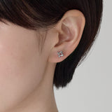 ciite' シーテ ピアス（両耳用） 【金属アレルギー対応】スクエアデザイン ピアス
