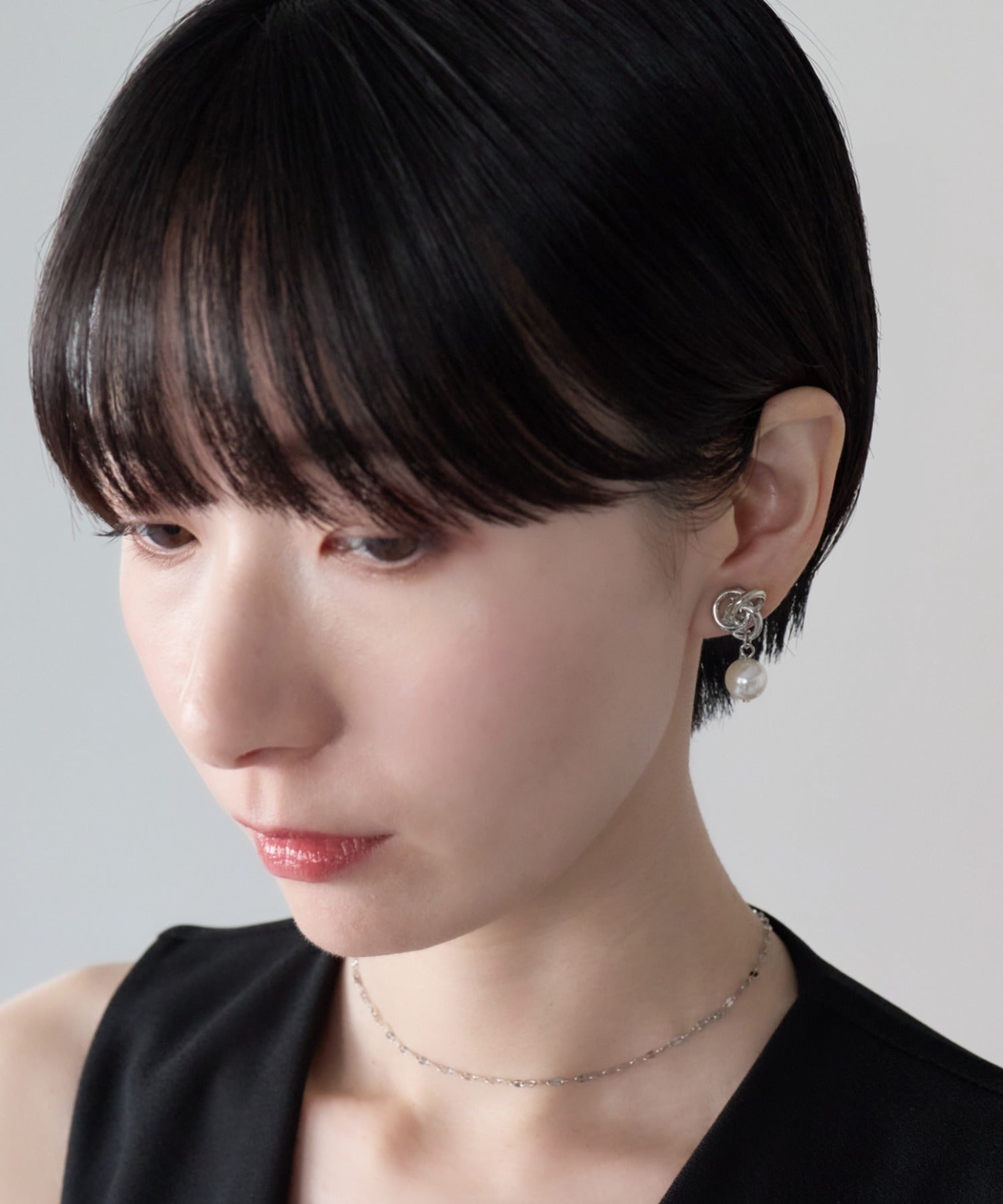 ciite' シーテ イヤリング シリコン付 デザインパール イヤリング