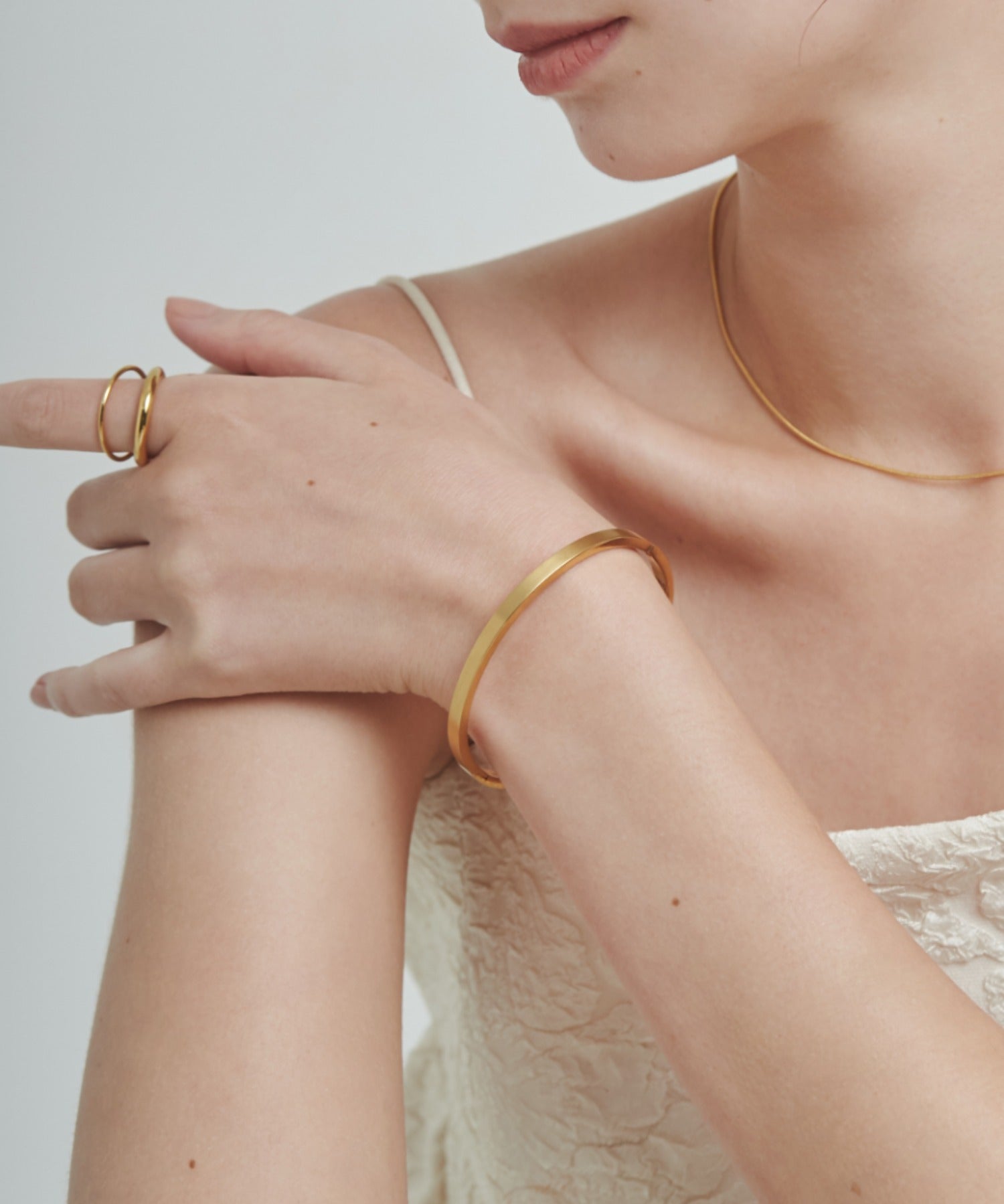 ciite' シーテ ブレスレット 【 金属アレルギー対応 】 シンプルバングル サージカルステンレス