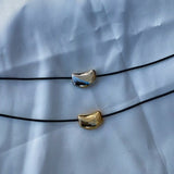 ciite' シーテ ネックレス メタルトップ コードチョーカー / ネックレス