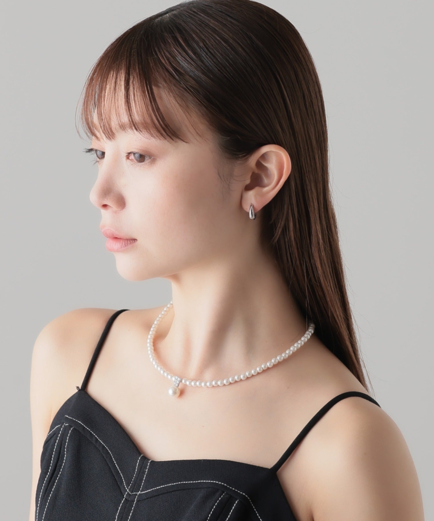 ciite' シーテ ネックレス パールビジュー ネックレス
