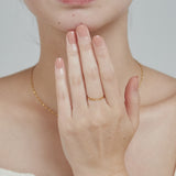 ciite' シーテ リング 【 金属アレルギー対応 】クロスデザインリング サージカルステンレス