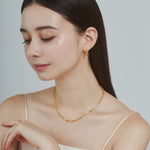 ciite' シーテ ネックレス 【 金属アレルギー対応 】 2連チェーンネックレス サージカルステンレス