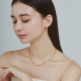 ciite' シーテ ネックレス 【 金属アレルギー対応 】 2連チェーンネックレス サージカルステンレス