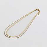 ciite' シーテ ネックレス 【 金属アレルギー対応 】 2連スネークチェーンネックレス サージカルステンレス