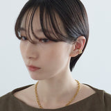 【 金属アレルギー対応 】ダブルライン イヤーカフ サージカルステンレス（片耳用）