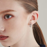 ciite' シーテ ピアス（両耳用） 【 金属アレルギー対応 】 ノットピアス サージカルステンレス (両耳用)