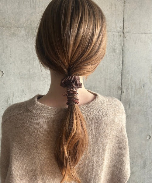 ciite' シーテ ヘアゴム チョコブラウンゴム ヘアゴムセット