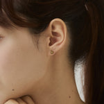ciite' シーテ ピアス（両耳用） 【 金属アレルギー対応 】デイジーフラワー ミニピアス サージカルステンレス（両耳用）