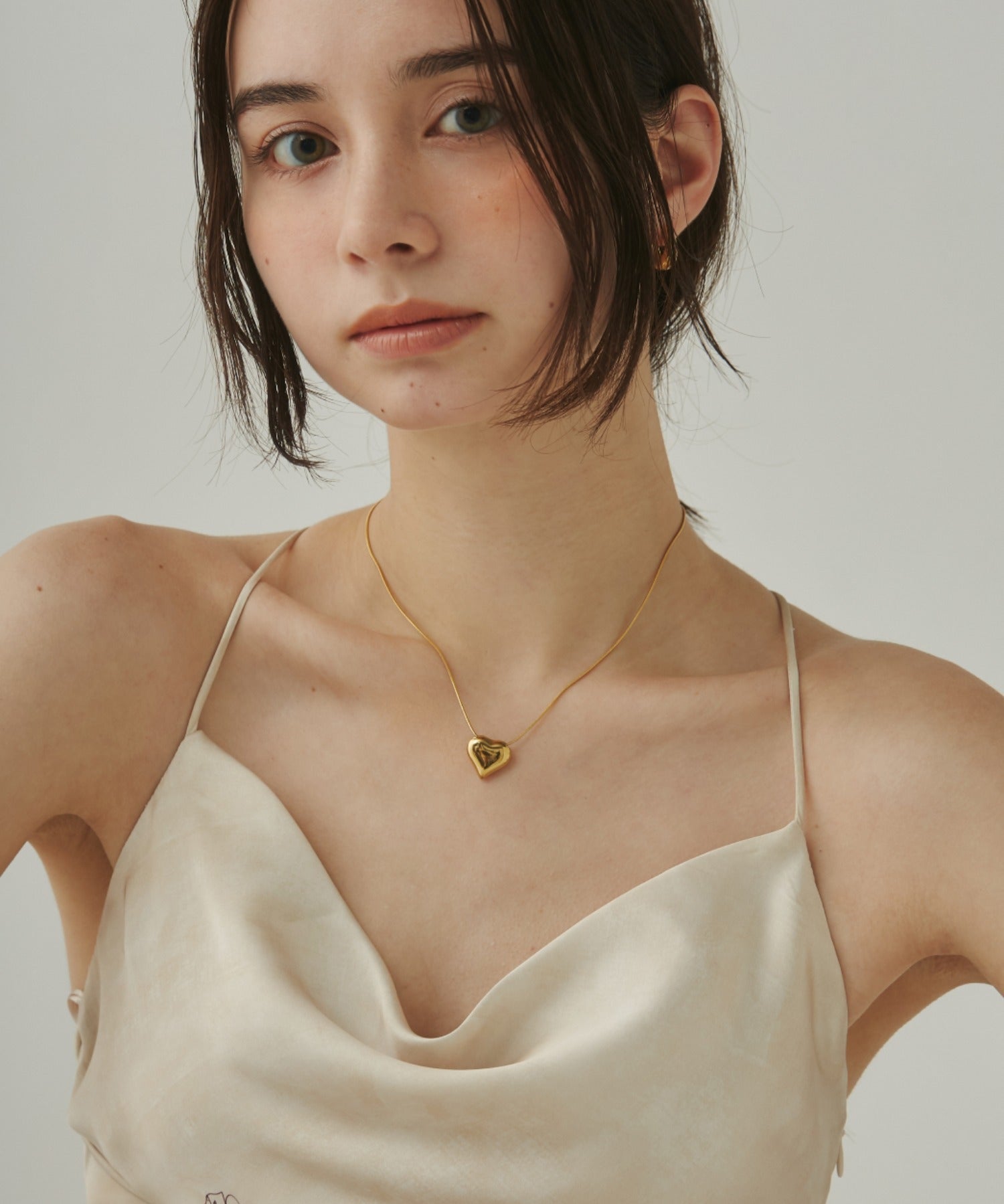 ciite' シーテ ネックレス 【 金属アレルギー対応 】 ハートネックレス サージカルステンレス