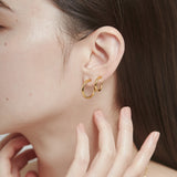 ciite' シーテ ピアス（両耳用） 【 金属アレルギー対応 】 シンプルフープイヤリング 3ペアセット サージカルステンレス (両耳用)