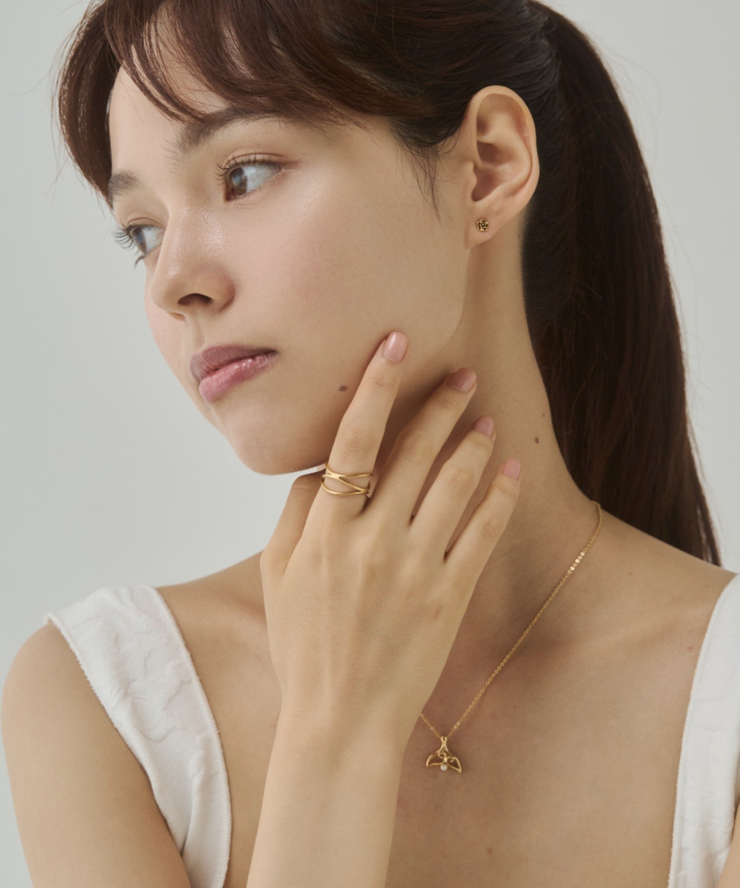 ciite' シーテ リング 【 金属アレルギー対応 】ツイストニュアンスリング サージカルステンレス