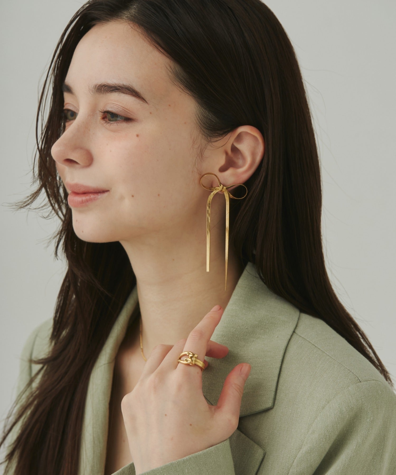 ciite' シーテ ピアス（両耳用） 【 金属アレルギー対応 】リボンピアス サージカルステンレス (両耳用)