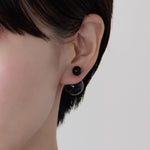 ciite' シーテ ピアス（両耳用） シリコン付 ダブルボール ピアス