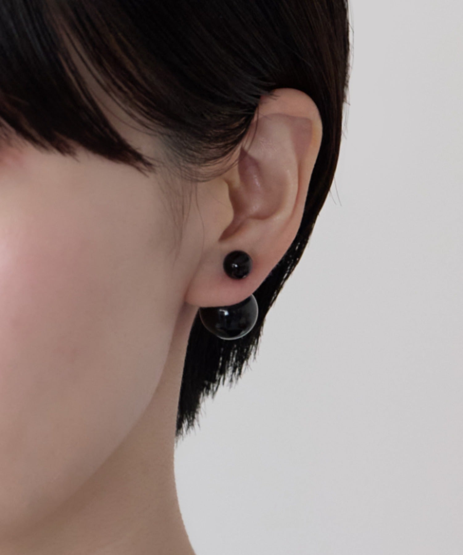 ciite' シーテ ピアス（両耳用） シリコン付 ダブルボール ピアス