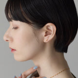 ciite' シーテ ピアス（両耳用） 【金属アレルギー対応】レクタングルバー ピアス