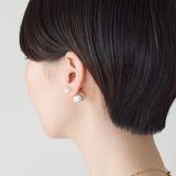 ciite' シーテ ピアス（両耳用） 2way ダブルパールピアス
