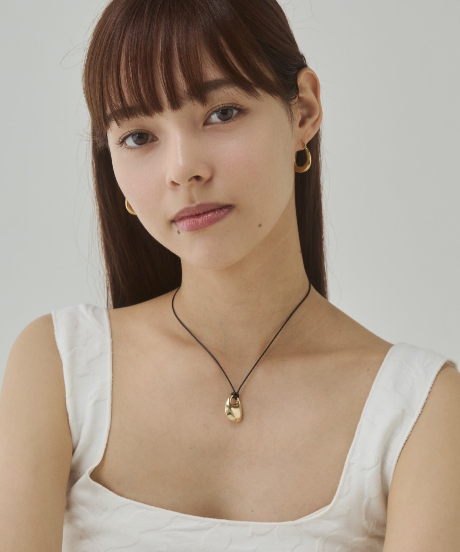 ciite' シーテ ネックレス ニュアンス メタルパール ネックレス
