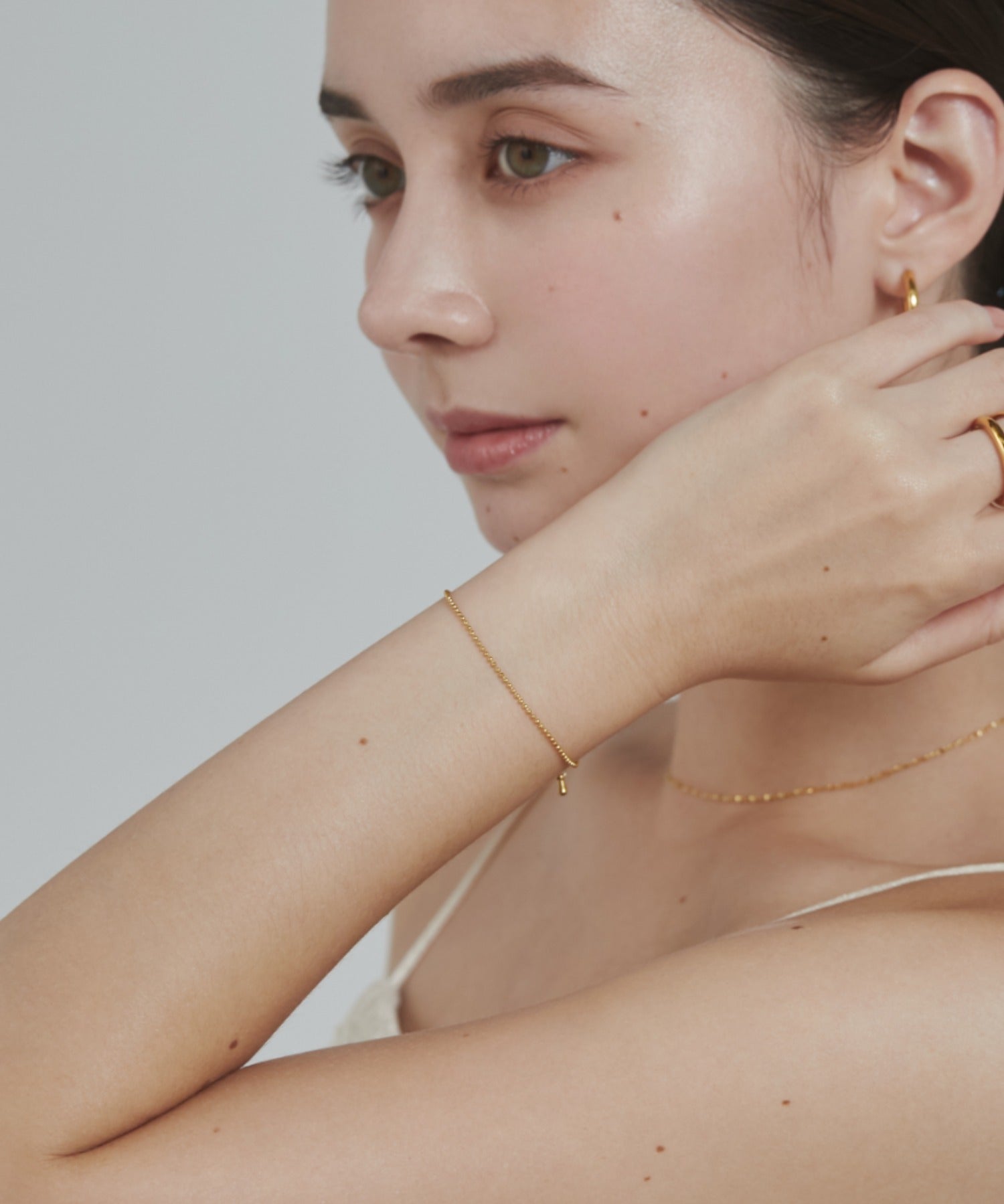 ciite' シーテ ブレスレット 【 金属アレルギー対応 】 シンプルボールチェーンブレスレット サージカルステンレス