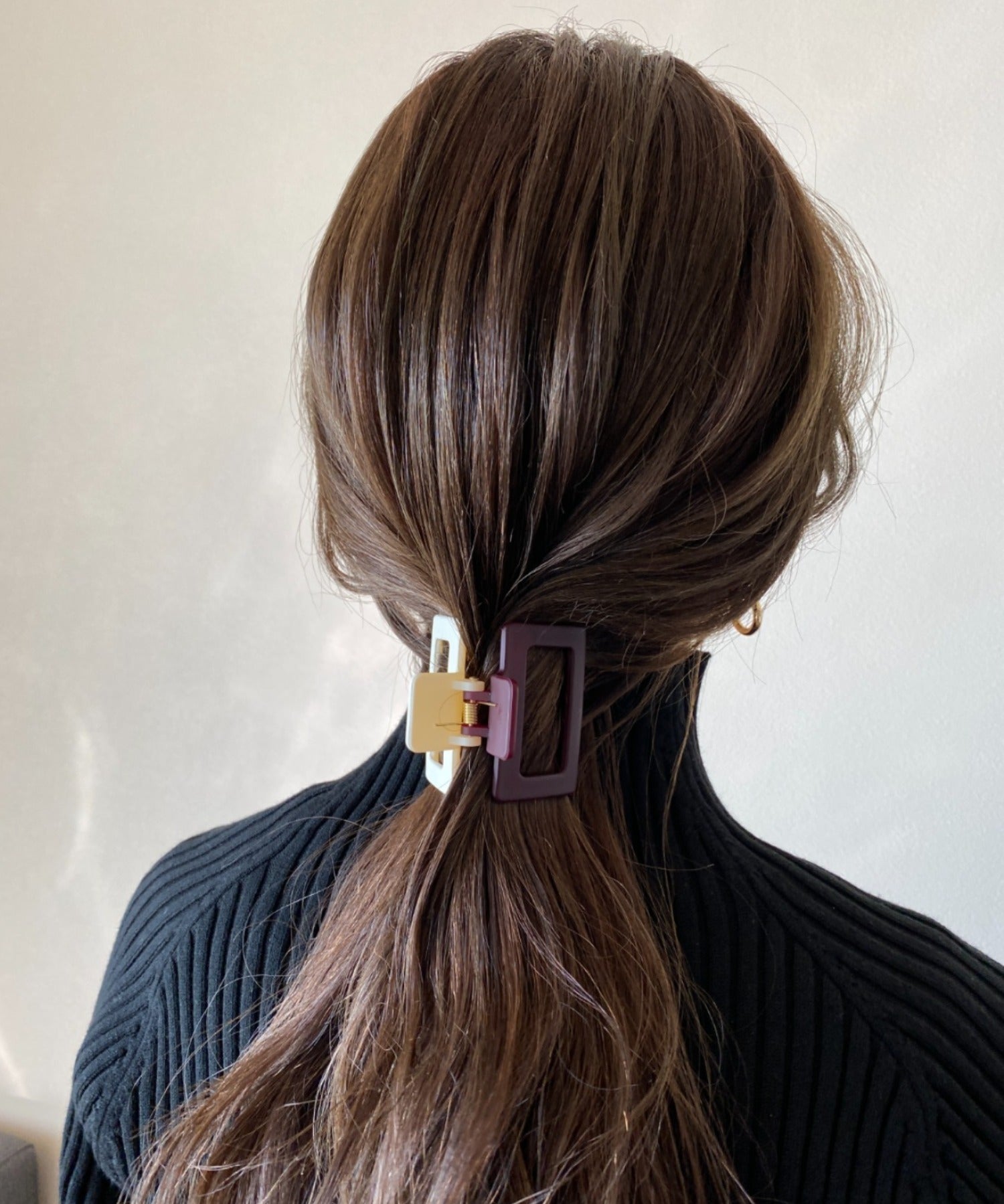 ciite' シーテ バレッタ/ヘアクリップ バイカラーコンパクトヘアクリップ