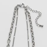 ciite' シーテ ネックレス 【 金属アレルギー対応 】 2連チェーンネックレス サージカルステンレス