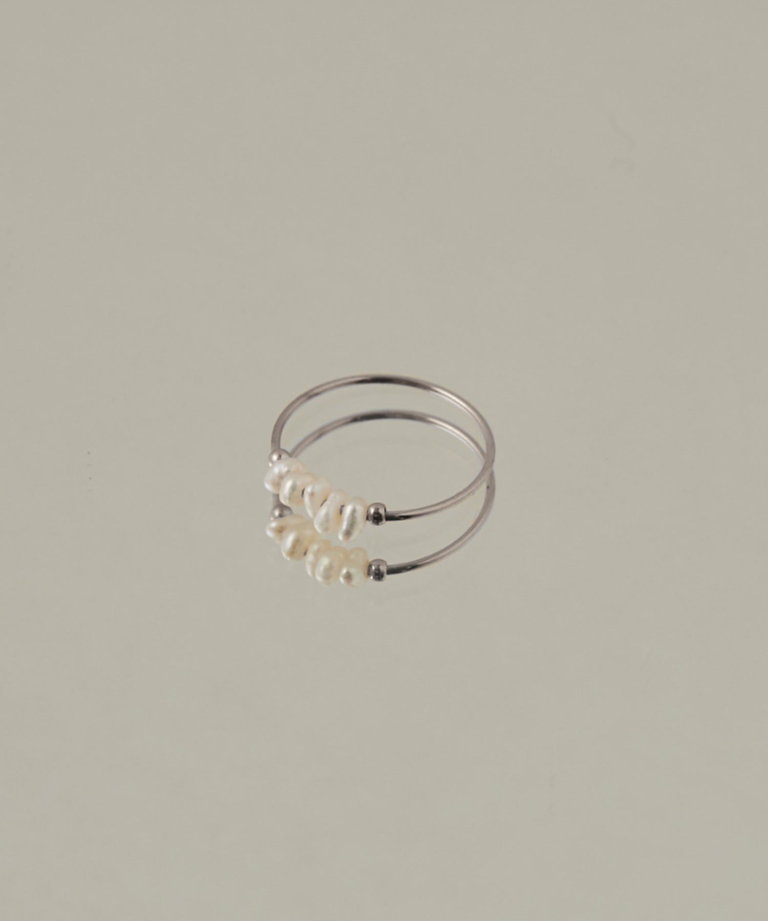 ciite' シーテ リング 【 金属アレルギー対応 】 淡水パールリング サージカルステンレス