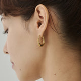 ciite' シーテ ピアス（両耳用） 【 金属アレルギー対応 】オーバルフープピアス サージカルステンレス（両耳用）