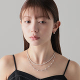 ciite' シーテ ネックレス 2連デザインパールネックレス