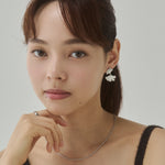ciite' シーテ ピアス（両耳用） 【 金属アレルギー対応 】フラワーモチーフピアス サージカルステンレス（両耳用）