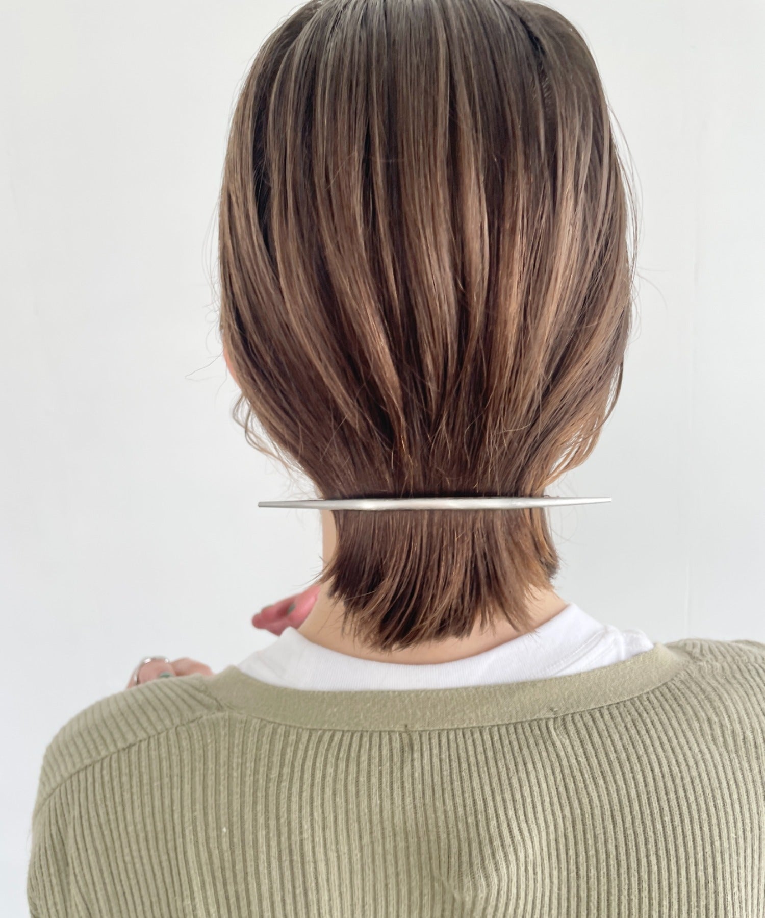 ciite' シーテ バレッタ/ヘアクリップ ワイドムーンバレッタ