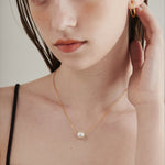 ciite' シーテ ネックレス 【 金属アレルギー対応 】 パールネックレス サージカルステンレス