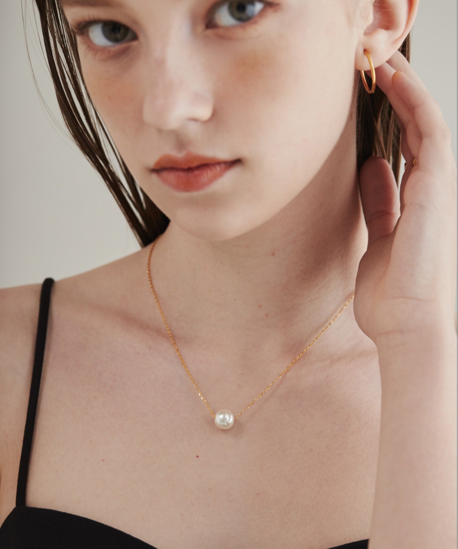 ciite' シーテ ネックレス 【 金属アレルギー対応 】 パールネックレス サージカルステンレス