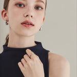 ciite' シーテ リング 【 金属アレルギー対応 】 2連リング サージカルステンレス