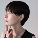 ciite' シーテ イヤリング シリコン付 デザインメタル イヤリング