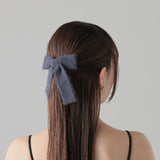 ciite' シーテ バレッタ/ヘアクリップ ファーライク リボン バレッタ