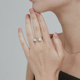 ciite' シーテ リング ビジューダブルパール リング