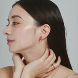 ciite' シーテ イヤリング 【 金属アレルギー対応 】 チェーンモチーフ イヤリング サージカルステンレス (両耳用)