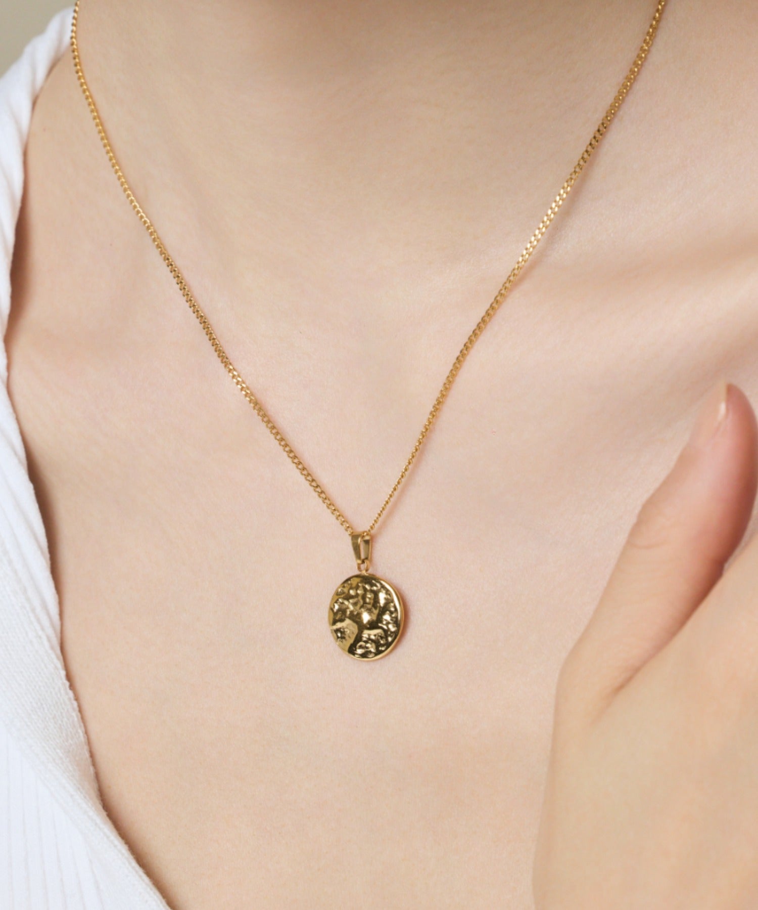 ciite' シーテ ネックレス 【 金属アレルギー対応 】 コインネックレス サージカルステンレス